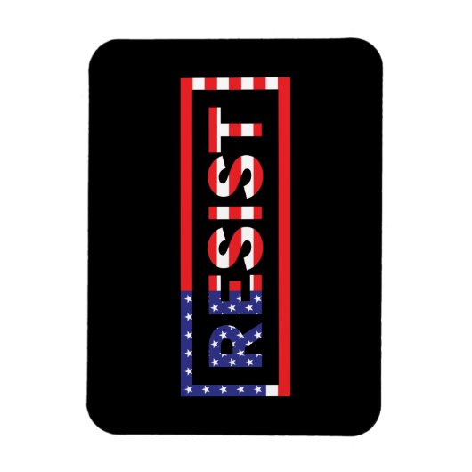 抵抗する |統一された州フラグ マグネット (縦)