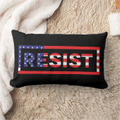 抵抗する|統一された州フラグ ランバークッション (ブランケット)