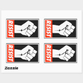 抵抗する 長方形シール (シート)