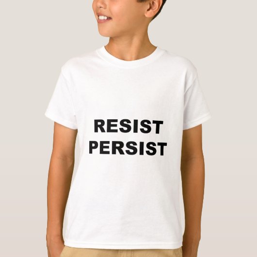 抵抗する Tシャツ (正面)
