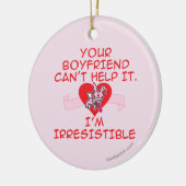 抵抗できない セラミックオーナメント (左)