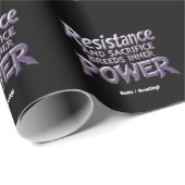 抵抗と犠牲は内力を生み出す ラッピングペーパー (ロールコーナー)