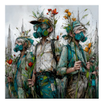 抵抗の種 – Solarpunk Poster