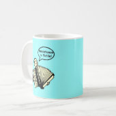 抵抗は役に立たないです! (アコーディオン) コーヒーマグカップ (正面左)