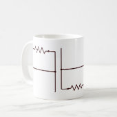 抵抗は役に立たないです コーヒーマグカップ (正面左)