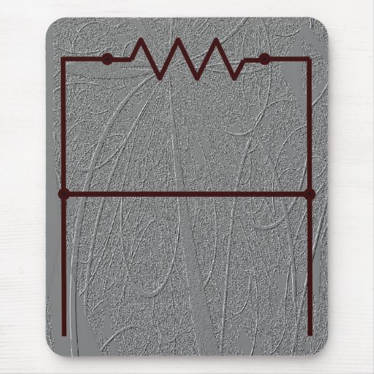 抵抗は役に立たないです マウスパッド (正面)