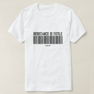抵抗は無駄だ – ミスターPシャツ Tシャツ