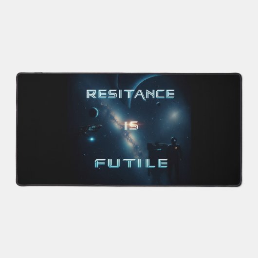 抵抗は無駄なデスクマット デスクマット (正面)