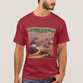 抵抗は面白い電気部品 Tシャツ (正面)