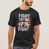抵抗は76の精神である：トランプと戦う Tシャツ (正面)