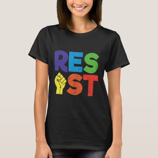 抵抗ゲイLgbtコミュニティ支援ギフト同性愛者P Tシャツ (正面)