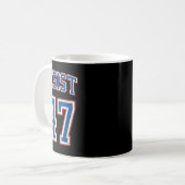 抵抗トランプ47レトロ動揺して政治 コーヒーマグカップ (正面左)