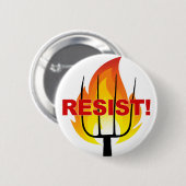 抵抗トーチ及びピッチフォーク 缶バッジ (正面&裏面)