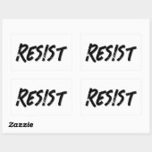 抵抗力 長方形シール (シート)