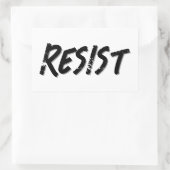 抵抗力 長方形シール (バッグ)