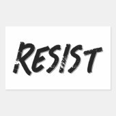 抵抗力 長方形シール (正面)
