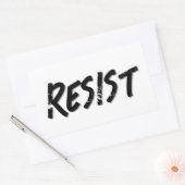 抵抗力 長方形シール (封筒)