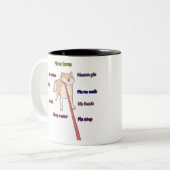 抵抗柴犬 ツートーンマグカップ (正面左)