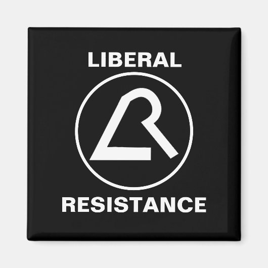 抵抗自由主義の磁石 マグネット (正面)