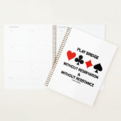 抵抗遊無しの予約なしブリッジ プランナー手帳 (ディスプレー)