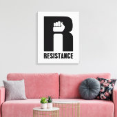 抵抗 キャンバスプリント (インサイチュ (リビング))