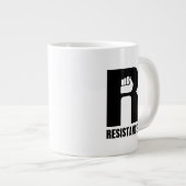 抵抗 ジャンボコーヒーマグカップ (正面右)