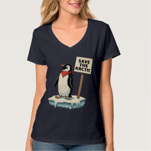 抵抗:ペンギンは関税に対抗する Tシャツ