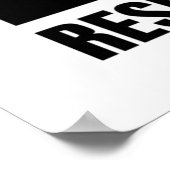 抵抗 ポスター (角)