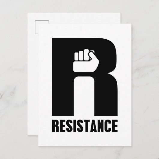 抵抗 ポストカード (正面/裏面)