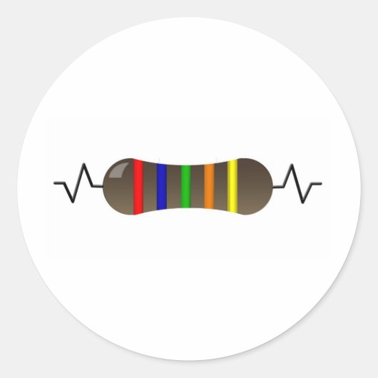 抵抗 ラウンドシール (正面)