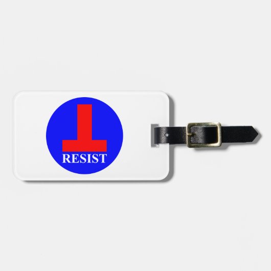 抵抗 ラゲッジタグ (正面横)