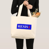 抵抗 ラージトートバッグ (正面(商品))