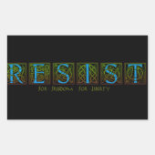 抵抗 長方形シール (正面)