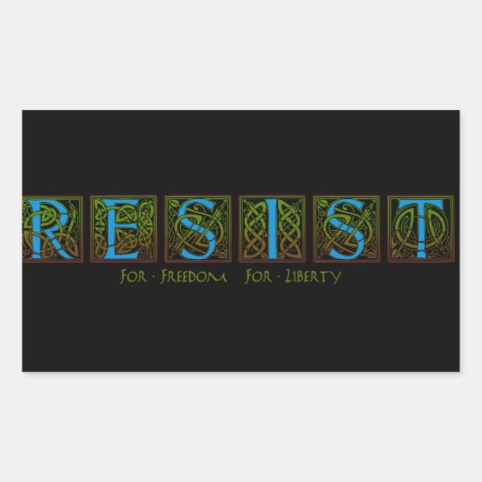 抵抗 長方形シール (正面)