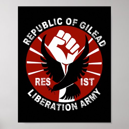 抵抗 – Gilead Liberation Army公民権運動 ポスター (正面)
