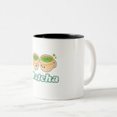 抹茶かわいいかわいい ツートーンマグカップ (正面右)