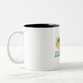 抹茶かわいいかわいい ツートーンマグカップ (左)
