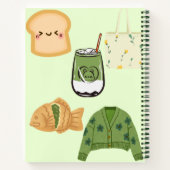 抹茶が大好き🧇🍵🥫 ノートブック (裏面)