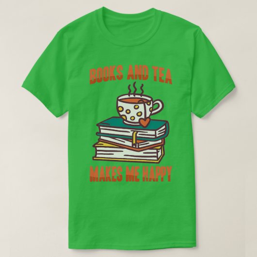 抹茶が美味しいお茶 Tシャツ (デザイン正面)
