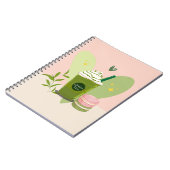 抹茶とマカロン ノートブック (左側)