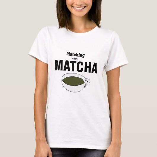 抹茶とマッチする Tシャツ (正面)