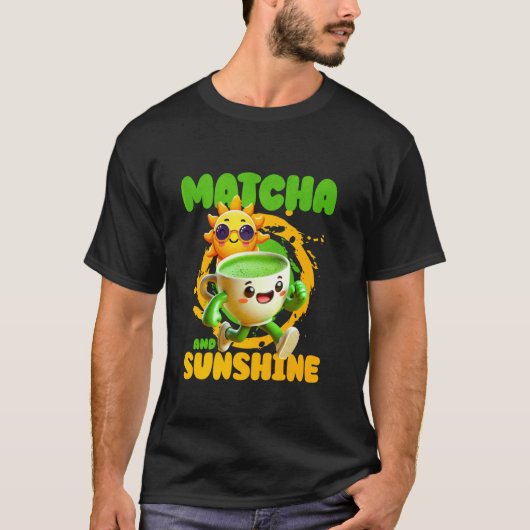 抹茶と陽光 Tシャツ (正面)