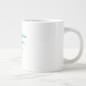 抹茶と静寂 - 静かに、ゆっくりと、深呼吸を ジャンボコーヒーマグカップ (右)