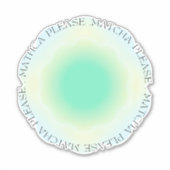 抹茶どうぞ シール (正面)