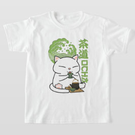 抹茶ねこ Tシャツ
