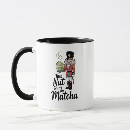 抹茶のクリ走スマンツクラッカーのナッツ マグカップ (左)