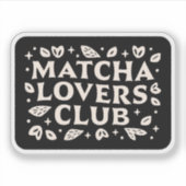 抹茶の恋人引用文 シール (正面)