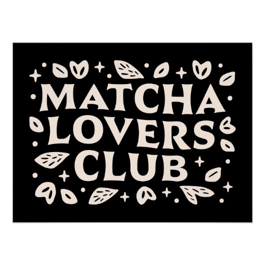 抹茶の恋人引用文 ポスター (正面)
