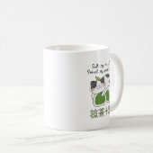 抹茶もち猫かわいい コーヒーマグカップ (正面右)