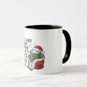 抹茶を飲んでエルフのクリスマスを見るのが一番 マグカップ (正面右)